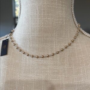 VSA BROWN BEAD NECKLACE - NWT